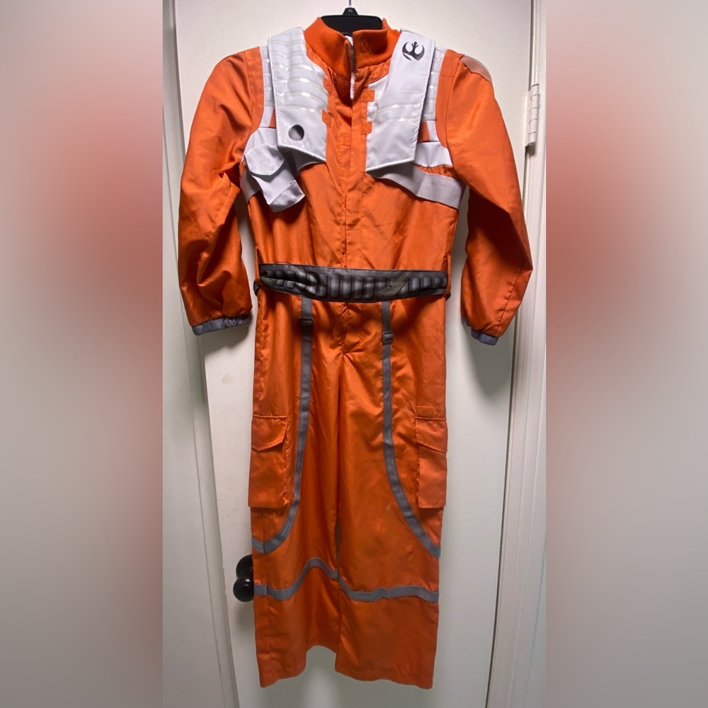 Disney Store Star Wars X-Wing Pilot jumpsuit costume. Kids Size 7/8